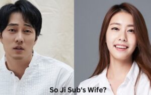 So Ji Sub's Wife