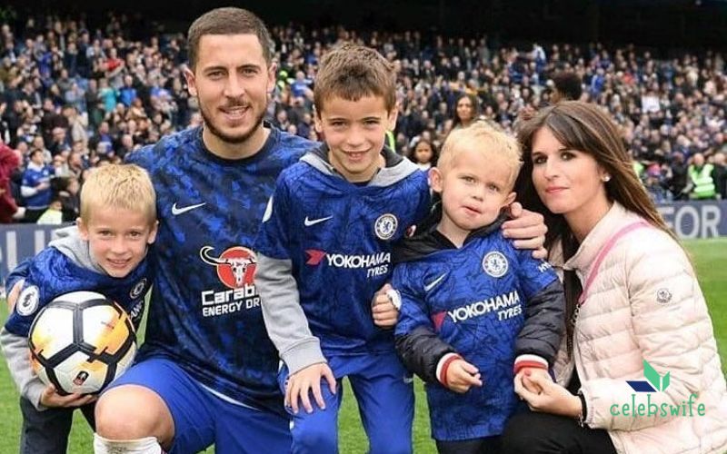 Eden Hazard ‘s wife Natacha Van Honacker with kids